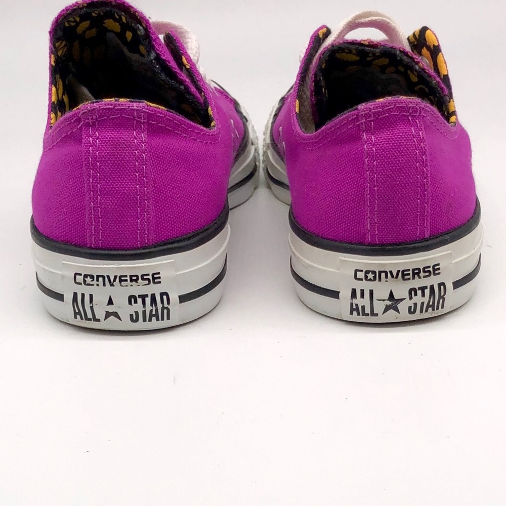 Converse Chuck Taylor Low Top Purple Sneakers - Picture 6 of 8
